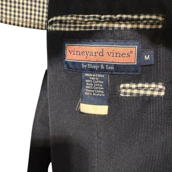 Vineyard vines navy corduroy cotton blazer jacket M - Picture 10 of 13